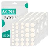 Zemolo 300 Stück Pickel Patch Unsichtbare Hydrokolloid Akne Pimple Patch mit Teebaumöl...