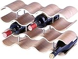 Stapelbares Weinregal | Moderner minimalistischer Stil | Robustes Weinlagerschrank-Regal |...
