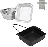 DcYourHome Fettwanne mit 15 Stück Abtropfschale für Nexgrill 720-0830H...