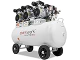 Starkwerk SW 477/8 Flüsterkompressor Silent Kompressor 2,25kW !69 dB! 8Bar ölfrei 100L...