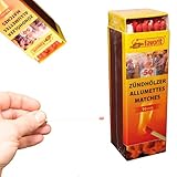 favorit Streichhölzer 10cm lang, 50 Stück - gut und günstig, Anzünder, Ofenanzünder,...