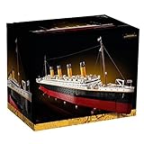 YSTAOZI 1881 Titanic Konstruktionsspielzeug,Große Kreuzfahrtschiff Modell Bausteine Set...