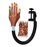 Austauschbare Nägel Praxis Hand Modell Montage Realistisches Design Kompakt ABS...