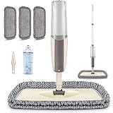Sprühwischer Bodenwischer Wischer mit Sprühfunktion, MEXERRIS Spray Mop 360 Grad...