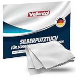 Silberputztuch für Schmuck, Besteck & Münzen - Silber Poliertuch zur Pflege und...
