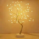 Kinamy LED Baum Lichter, LED Lichterbaum, Baum Licht Warmweiß Verstellbare Äste, 108 LED...