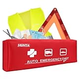 SUNGENIX Auto Erste-Hilfe-Set DIN 13164 (2025) 3-in-1 mit ECE-Warndreieck, Warnweste &...