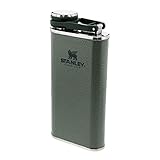 Stanley Classic Wide Mouth Flask 236 ml mit Never-Lose Kappe - Edelstahl Flachmann mit...