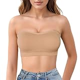 Sexy Code 1701 Damen Bandeau Trägerloser BH Tube Top BH Nahtloser Gepolsterter...