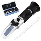 QWORK® 4-in-1 Frostschutz Refraktometer mit automatischer Temperaturkompensation für...