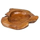 riess-ambiente Exklusive Teak Holz Schale 30cm NATURE ROOT massives Wurzelholz natur...