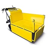 BAMATO Mini Raupendumper/MTR-500 / Zuladung: bis 500 kg, kraftvoller 6,5 PS...