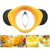 Mangoschneider - Mangoteiler Edelstahl - Mango Slicer - Schält Entkernt Und...
