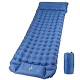 OBSGUMU Isomatte Selbstaufblasend, 10cm Verdickte Ultraleicht Camping Matratze,...