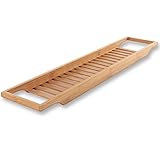 Torrex® 30540 Badewannenregal aus Bambus in verschiedenen Größen Badewannenablage (74 x...