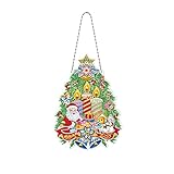 Sarah Duke 5D DIY Diamond Painting Kranz mit LED Lichter Fensterbilder Weihnachtsdeko...