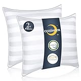 COZSINOOR Kopfkissen 80x80 2er Set mit 1400g Kissen Füllung pro Kopfkissen, Kissen 80x80...