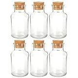 Schramm® Gewürzgläser 150 ml rund 10,3 x 5,8 cm wählbar 6, 12 oder 24 Stück mit Kork...