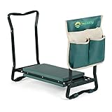 Sekey 2 in 1 XXL Kniebank für Gartenarbeit Gepolstert Gartenhocker Klappbar Gartenbank...
