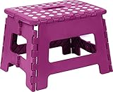 Utopia Home Faltbarer Tritthocker 9 Zoll, Anti-Rutsch-Oberfläche für Kinder...
