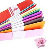 Krepppapier, 10 Farben Kreppband Bunt 50 x 100 cm Party Kreppbänder DIY Papier Streamer...