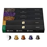 NESPRESSO ORIGINAL, Auswahl an Espresso Kaffees, Helle bis dunklere Röstungen,...