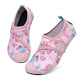 SAGUARO Badeschuhe Mädchen Aquaschuhe Kinder Schnelltrocknend Wasserschuhe...