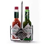 TABASCO Caddy 2 Scharfe Soßen Set - Hochwertiges Tabasco Set mit 2x 60ml...