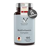 Multivitamin Kapseln - enthält alle wertvollen Vitamine A-Z & Mineralstoffe -...