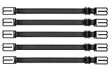 GRIP&BENDER Maskenhalter (5 Stück) elastische Maskenhalterung mit Metallhaken zur...