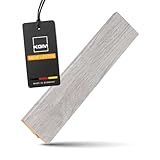 KGM Sockelleiste Mega – foliert Eiche MDF Fußbodenleiste – Maße: 2400 x 16 x 58 mm...