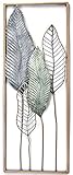 Kobolo Metallbild Wanddeko SENTONI - Wanddekoration - Kunstvolles 3D-Wandbild - Elegante...