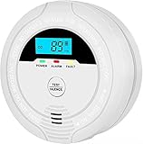 DGSFFHFSD kohlenmonoxid Warnmelder,CO Melder mit digitaler LCD-Anzeige und...