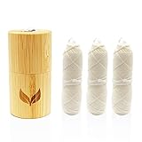 VIGOROUS nachhaltige Zahnseide Vorteilspack - 90m Dental Floss ungewachst zur...