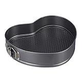 Relaxdays XL Backform Herz, romantische Kuchen & Torten, antihaft, Springform, BxT: 28,5 x...