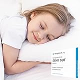 Kinderkopfkissen Kissen 40x60 - Ergonomisches Kissen Kinder für weiche Träume -...
