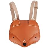 BESTonZON Kleiner Rucksack Fuchs Motiv aus PU Verstellbar Klein und Leicht Mädchen...