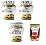 Fabbri Crema Pistacchio senza glutine Glutenfreie Pistaziencreme 3x200gr + Italian Gourmet...