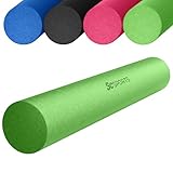 ScSPORTS® Pilatesrolle - 90 x 15 cm, Schaumstoff, Grün - Faszienrolle, Fitness...