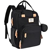RUVALINO Baby Wickelrucksack, Multifunktional Wickeltasche Reise Rucksack Große...