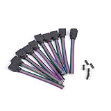 Beufee LED -Anschluss, 4Pin Kabel weibliche männliche Steckverbinder LED -Controller...