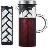 SILBERTHAL Kaffeebereiter Glas 1.2l - Cold Brew Coffee Maker mit Filter für...