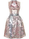 Alpenmärchen Midi Dirndl aus Exklusiver Kollektion inkl. Spitzenschürze Gr.48...