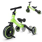 besrey 5 in 1 Laufräder Laufrad Kinderdreirad Dreirad Lauffahrrad Lauflernhilfe...