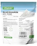 Glucosamin HCL Pure - 1000 g (1 kg) reines Pulver ohne Zusätze - Aus...
