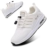 BOGOVER Damen Laufschuhe Atmungsaktiv Luftkissen Sneakers Elastisch Keine Binden Schuh...