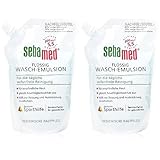 Sebamed Flüssig Wasch-Emulsion Nachfüllpack, seifenfreie Reinigung für empfindliche und...