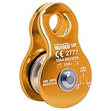 ALPIDEX Seilrolle Umlenkrolle 20 kN - Mobile Pulley Flaschenzug - für Seile bis...