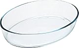 Pyrex Bräter OVALE TABLETT cm.35X24, Glas, Multicolor, 35 x 24 cm