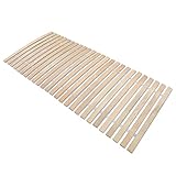 Coemo Premium Rollrost mit 26 flexiblen Federholzleisten Rolllattenrost Leisten...